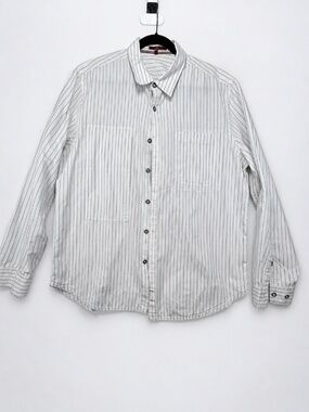 7 For All Mankind men’s striped cotton shirt XL